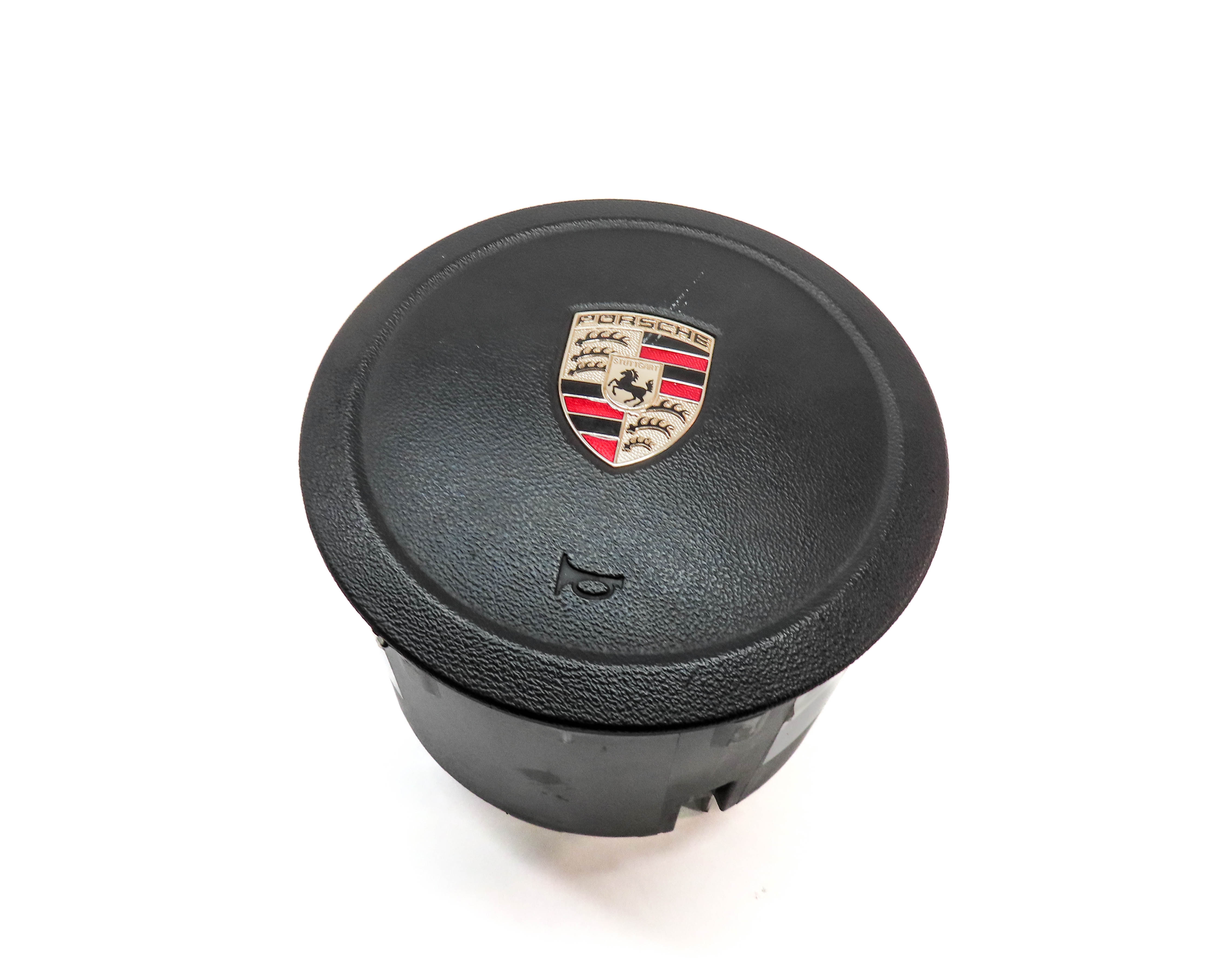 2011-2014 PORSCHE CAYENNE (958) DRIVER STEERING WHEEL SRS AIRBAG AIR BAG (Black) — exact item pictured